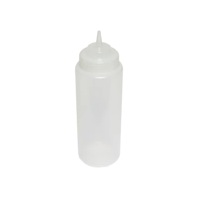 Thunder Group PLTHSB032CW 32 Oz. Clear Plastic Wide Mouth Squeeze Bottle