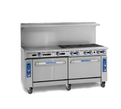 Imperial IR-6-G36-C LP 72" Liquid Propane Pro Series Restaurant Range - 317,000 BTU