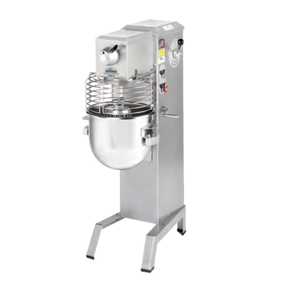Univex SRMF20 W/O 19.38" W x 45.75" H x 27.63" D 22 Qt. Stainless Steel Variable Speed Mixer