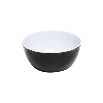 Thunder Group RF5065BW 36 Oz. Two Tone Round Melamine Bowl