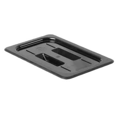 Thunder Group PLPA7140CBK Black Polycarbonate Food Pan