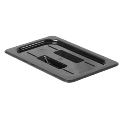 Thunder Group PLPA7140CBK Black Polycarbonate Food Pan