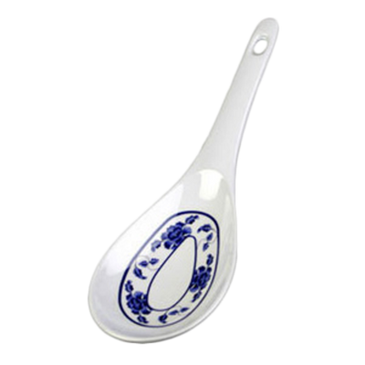 Thunder Group 7007B 2.5 Oz. Lotus Melamine with Hanging Hole Ladle or Spoon