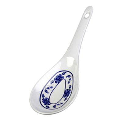 Thunder Group 7007B 2.5 Oz. Lotus Melamine with Hanging Hole Ladle or Spoon