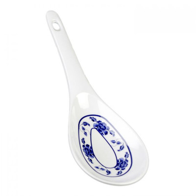 Thunder Group 7007B 2.5 Oz. Lotus Melamine with Hanging Hole Ladle or Spoon