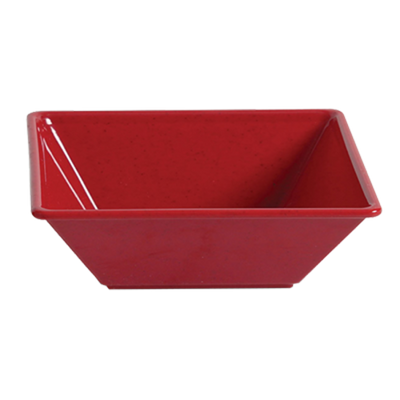 Thunder Group PS5008RD 52 Oz. Red Square Melamine Bowl