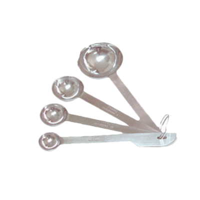 Thunder Group OW356 Stainless Steel Measuring Spoon Set