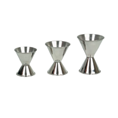 Thunder Group SLJG001 0.5 Oz. Small x 1 Oz. Large Stainless Steel Jigger