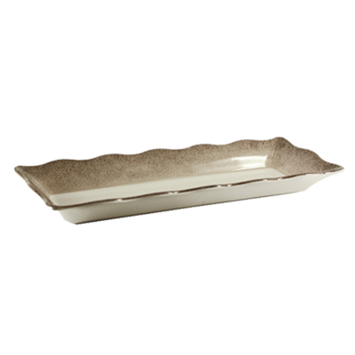 Thunder Group SD3318J 8 Oz. Design Pattern Rectangular Melamine Bowl