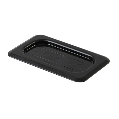 Thunder Group PLPA7190CBK Black Polycarbonate Food Pan