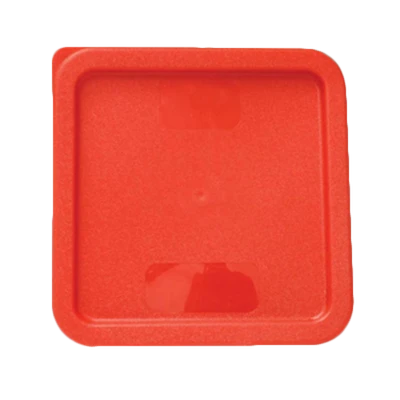 Thunder Group PLSFT0608C Red Plastic Food Storage Container Cover for 6 and 8 Qt.
