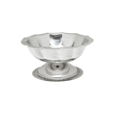 Thunder Group SLSSD005 5 Oz. Stainless Steel Footed Base Sherbet Dish