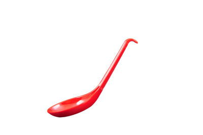 Thunder Group 7200PR 0.63 Oz. Red Melamine Soup Spoon
