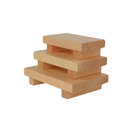Thunder Group WSPW001 4.75" W Wood Sushi Plate