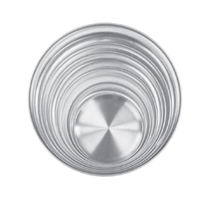 Thunder Group ALPTWR010 10" W Aluminum Solid Wide Rim Pizza Tray