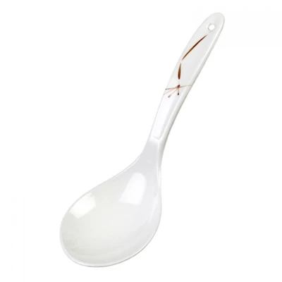 Thunder Group 7008BO 1.5 Oz. Bamboo Melamine with Hanging Hole Rice Ladle