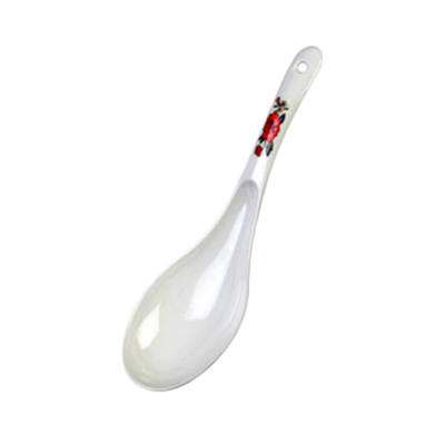 Thunder Group 7007TL 2.5 Oz. Thailand Melamine with Hanging Hole Ladle or Spoon