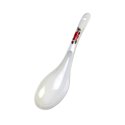 Thunder Group 7007TL 2.5 Oz. Thailand Melamine with Hanging Hole Ladle or Spoon