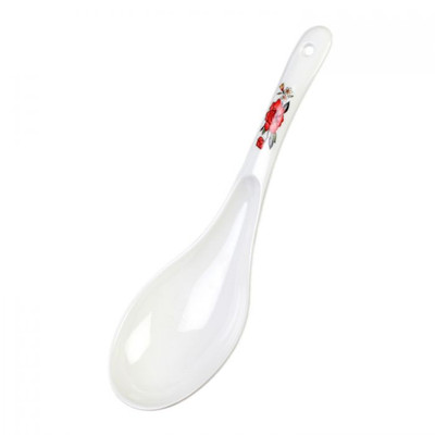 Thunder Group 7007TL 2.5 Oz. Thailand Melamine with Hanging Hole Ladle or Spoon
