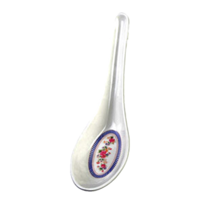 Thunder Group 7004AR 0.75 Oz. Rose Melamine Spoon