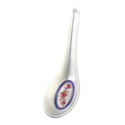 Thunder Group 7004AR 0.75 Oz. Rose Melamine Spoon