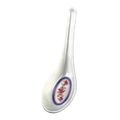 Thunder Group 7004AR 0.75 Oz. Rose Melamine Spoon