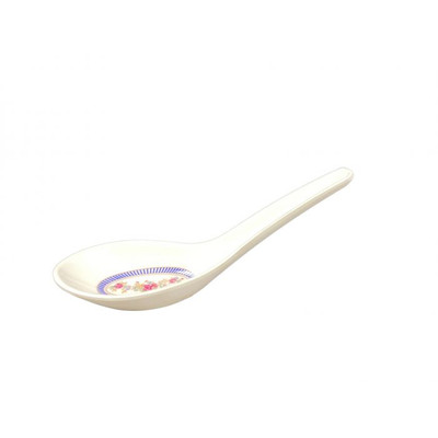 Thunder Group 7004AR 0.75 Oz. Rose Melamine Spoon