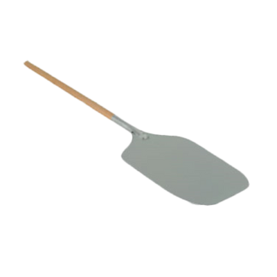 Thunder Group ALWDPP3012 30" Long Rectangular Aluminum Blade with Wood Handle Pizza Peel