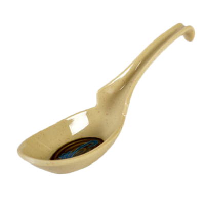 Thunder Group 7100J 1 Oz. Melamine Wei Asian Soup Spoon