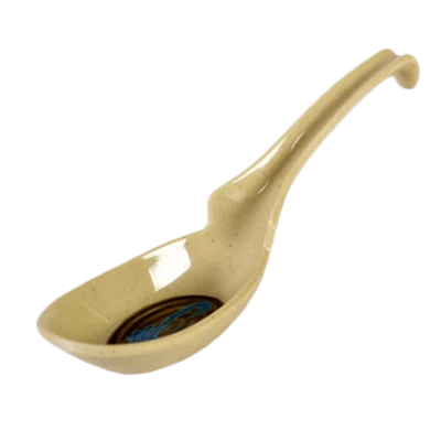 Thunder Group 7100J 1 Oz. Melamine Wei Asian Soup Spoon