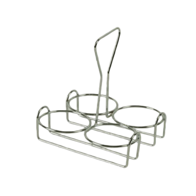 Thunder Group SLCJH004 Stainless Steel Tabletop Condiment Rack