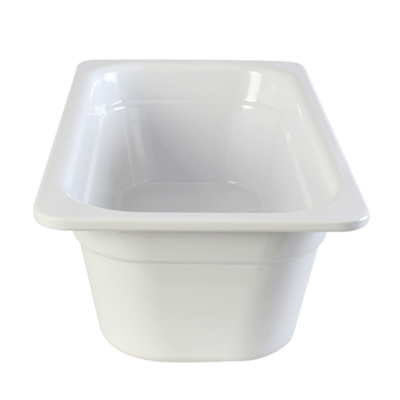 Thunder Group GN1134W 1/3 Size White Melamine Food Pan