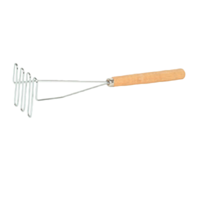Thunder Group SLTMA018 18" L Stainless Steel Zig Zag Potato Masher