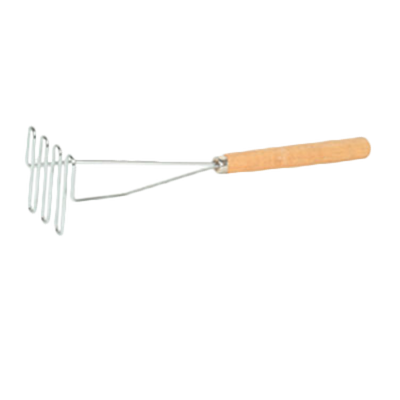 Thunder Group SLTMA018 18" L Stainless Steel Zig Zag Potato Masher