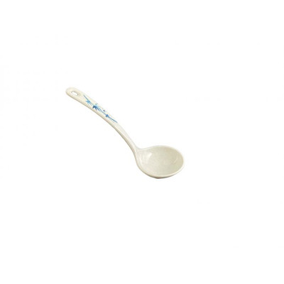 Thunder Group 7001BB 1 Oz. Blue Bamboo Melamine Soup Ladle