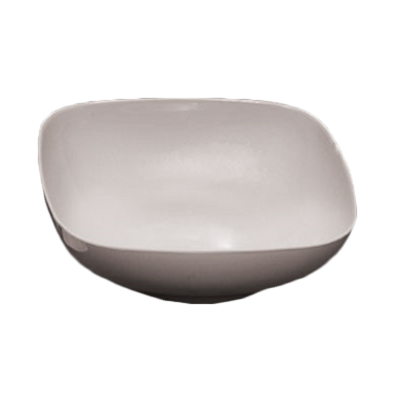 Thunder Group PS3111W 8 Oz. White Square Melamine Square Bowl