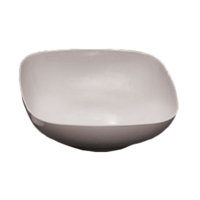 Thunder Group PS3111W 8 Oz. White Square Melamine Square Bowl