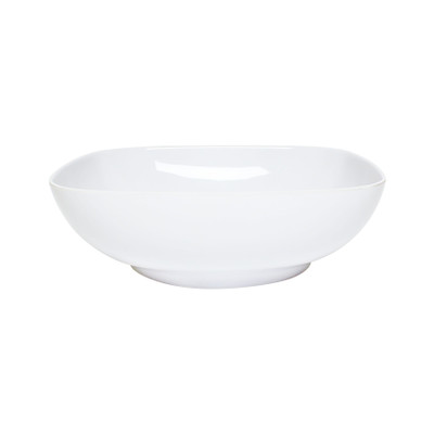 Thunder Group PS3111W 8 Oz. White Square Melamine Square Bowl