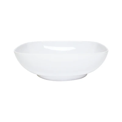 Thunder Group PS3111W 8 Oz. White Square Melamine Square Bowl