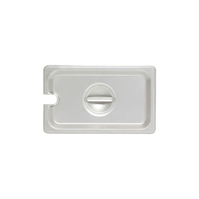 Thunder Group STPA5140CS 1/4 Size Slotted and Notched Flat Steam Table Pan Cover