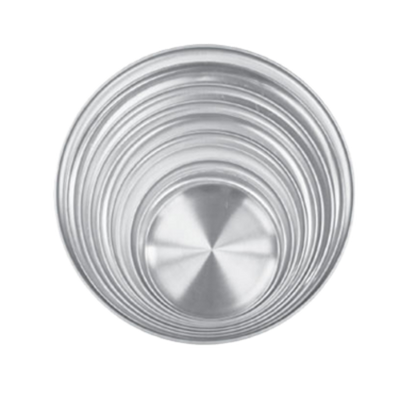 Thunder Group ALPTWR013 13" W Aluminum Solid Wide Rim Pizza Tray