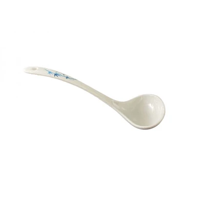 Thunder Group 7006BB 2.5 Oz. Blue Bamboo Melamine Soup Ladle