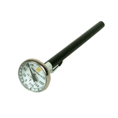 Thunder Group SLTH220C 5" L Stainless Steel Dial Type Pocket Thermometer
