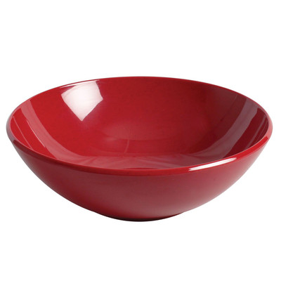 Thunder Group PS3110RD 96 Oz. Red Round Melamine Bowl