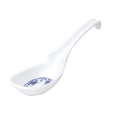 Thunder Group 7100TB 1 Oz. Melamine Lotus Soup Spoon