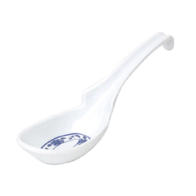 Thunder Group 7100TB 1 Oz. Melamine Lotus Soup Spoon