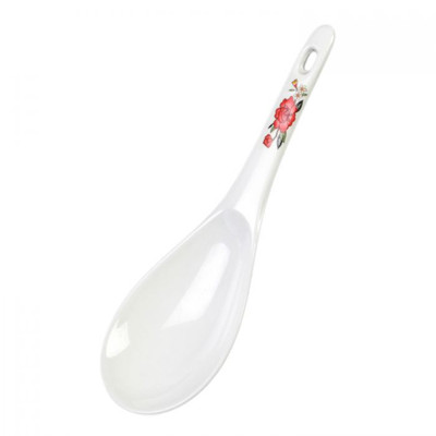 Thunder Group 7005TL 1.5 Oz. Thailand Melamine with Hanging Hole Rice Ladle