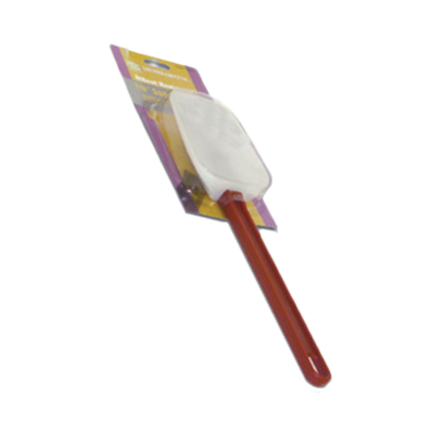 Thunder Group PLSP014SHR 14&quot; Long Silicone Blade with Red Plastic Handle Scraper or Spoon