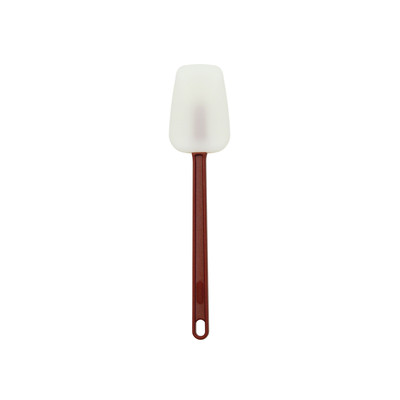 Thunder Group PLSP014SHR 14" Long Silicone Blade with Red Plastic Handle Scraper or Spoon