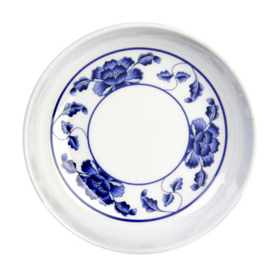 Thunder Group 1101TB 1 Oz. Melamine Lotus Sauce Dish